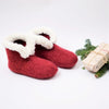 

Felted Christmas Slippers - Crocheted
2